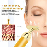 Luxury Skincare 24K Gold Energy Electric Facial Massager Roller (50% OFF)