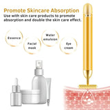 Luxury Skincare 24K Gold Energy Electric Facial Massager Roller (50% OFF)